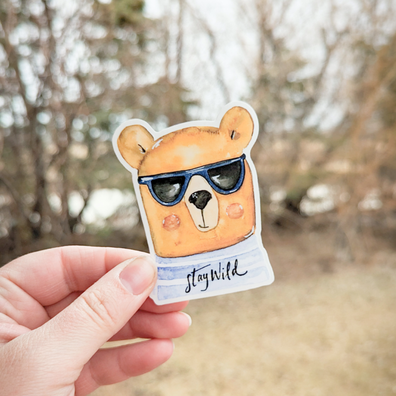 Stay Wild Sticker
