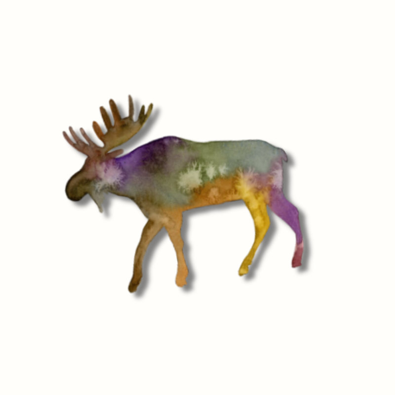Moose Sticker