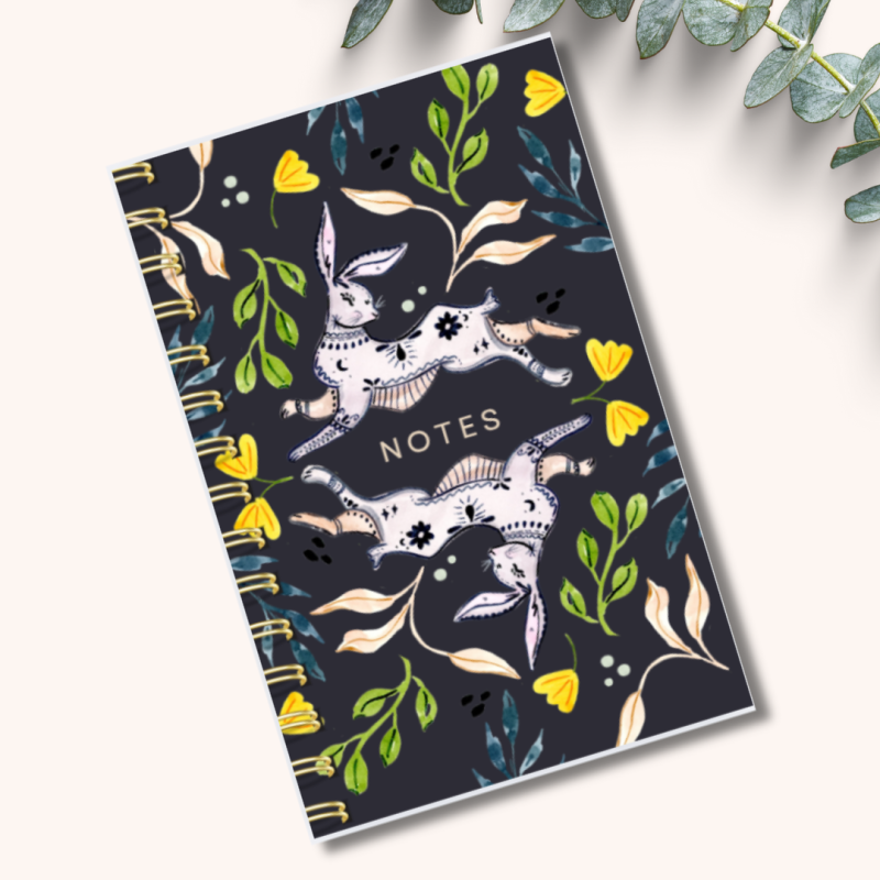 Notebook Folk Rabbit