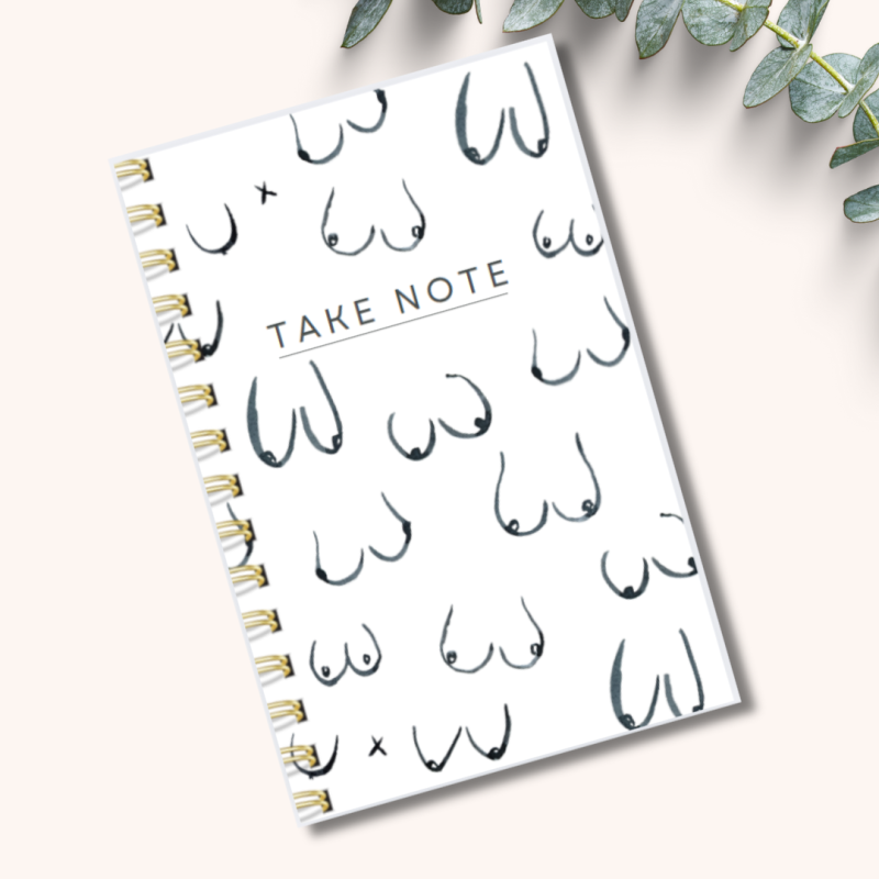 Notebook Take Note Tits