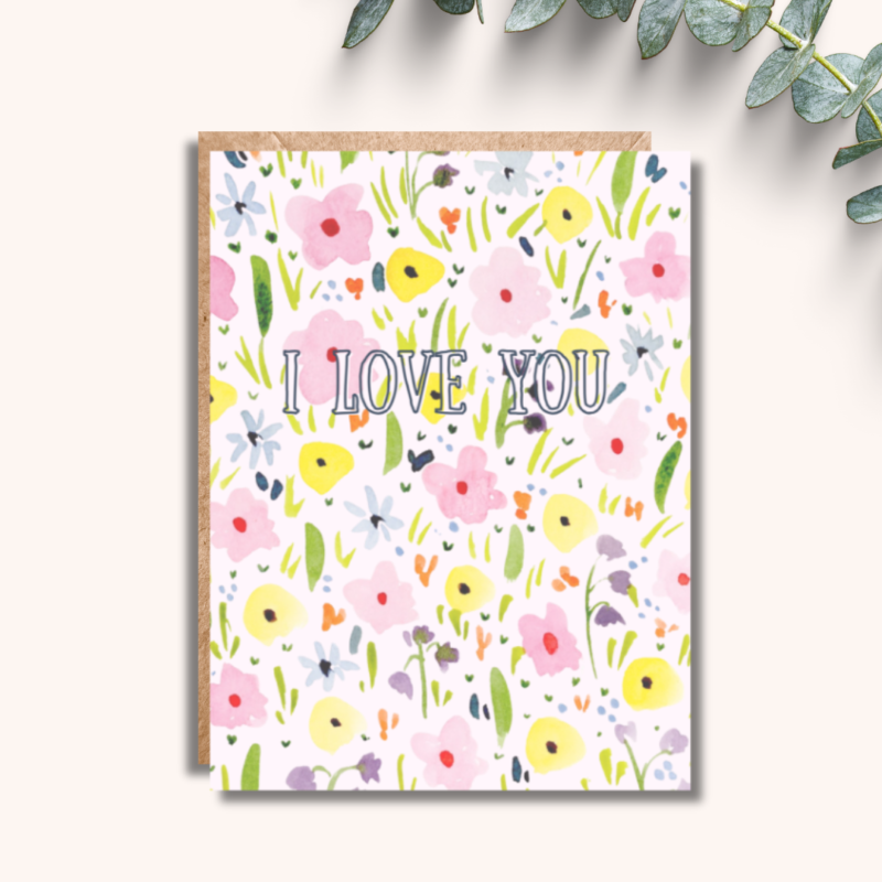 I love you florals