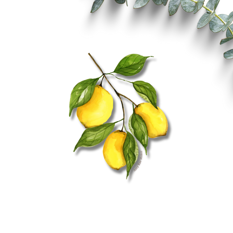 Lemon Sticker