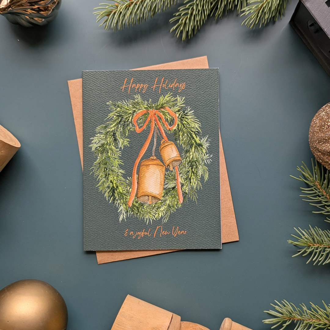 Holiday Bell Wreath