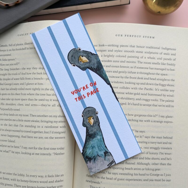 Pigeon Bookmark